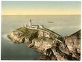 Vintage South Stack Lighthouse Holyhead Wales A4 Photo Print