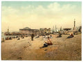 Vintage Southsea Beach 2 England A4 Photo Print