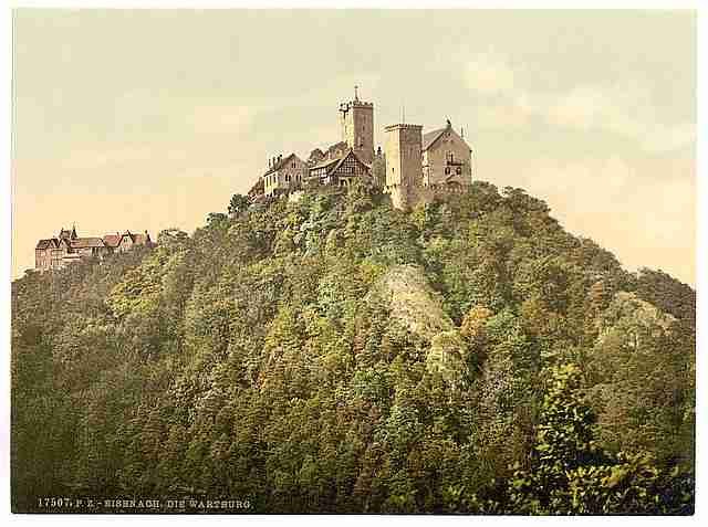 Vintage Southwest side Wartburg Thuringia A4 Photo Print