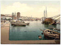 Vintage Spalato II the docks Dalmatia A4 Photo Print