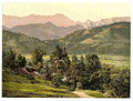 Vintage St Anton Upper Bavaria A4 Photo Print