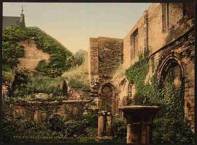 Vintage St Bavon Abbey the Virgins Crypt II Ghent A4 Photo Print