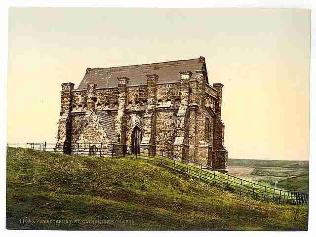 Vintage St Catherines Chapel Abbotsbury A4 Photo Print