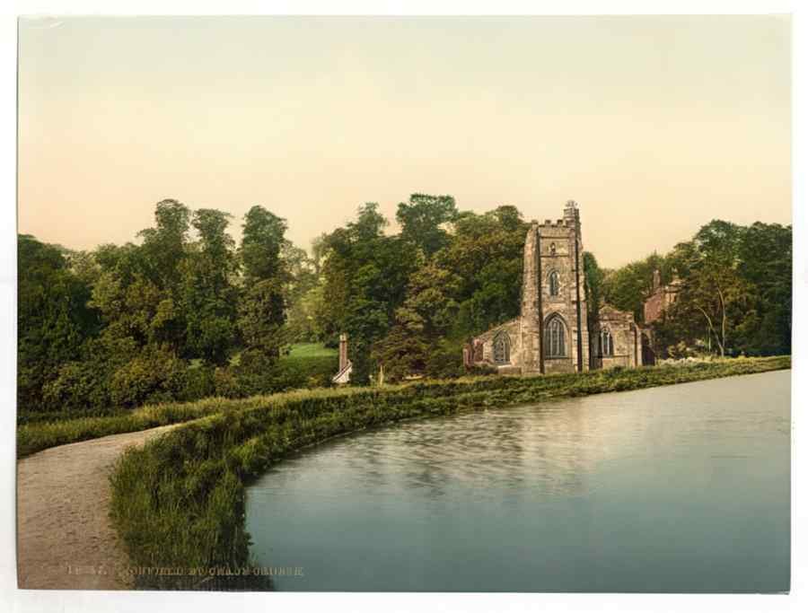 Vintage St Chads Church Lichfield England A4 Photo Print