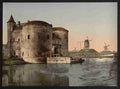 Vintage St Croix gate Bruges A4 Photo Print