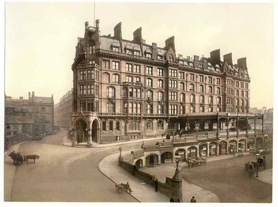 Vintage St Enochs Station Glasgow Scotland A4 Photo Print