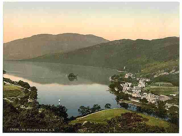 Vintage St Fillans from SE A4 Photo Print