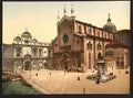 Vintage St John and St Paul Church Venice A4 Photo Print