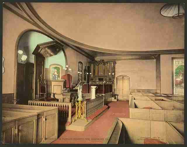 Vintage St Johns Church Richmond Virginia 2 A4 Photo Print