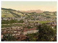 Vintage St Leonard and the Santes St Gall A4 Photo Print