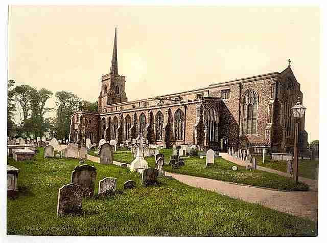 Vintage St Margarets Church Lowestoft A4 Photo Print