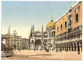 Vintage St Marks and Doges Palace Piazzetta di San Marco A4 Photo Print