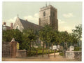 Vintage St Marys Church Folkestone England A4 Photo Print