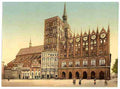 Vintage St Nicholas Church Stralsund Pommeraina A4 Photo Print