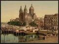 Vintage St Nicolas Church Amsterdam A4 Photo Print