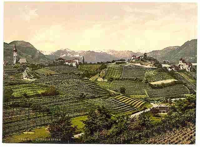 Vintage St Pauls Eppan Tyrol A4 Photo Print