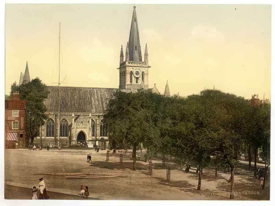 Vintage St Peters Church Yarmouth England A4 Photo Print