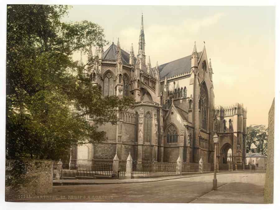 Vintage St Philips Church Arundel Castle England A4 Photo Print