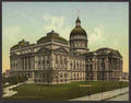 Vintage State House Indianapolis Ind A4 Photo Print