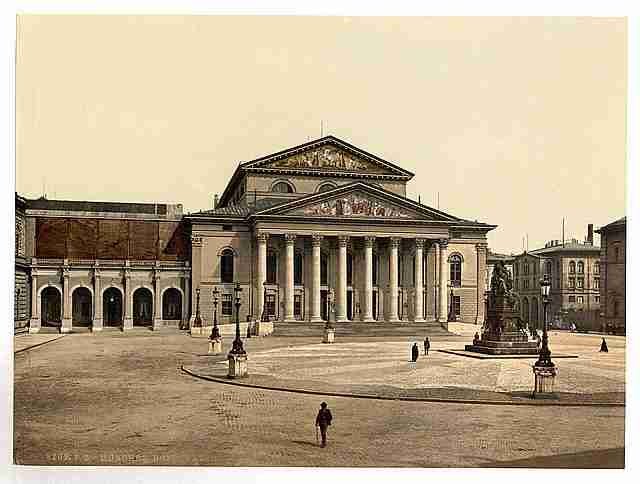 Vintage State Theater Munich Bavaria A4 Photo Print