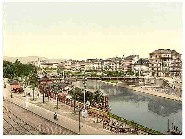Vintage Stephany Bridge Vienna A4 Photo Print
