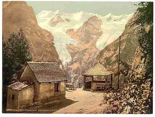 Vintage Stilferjoch Weisser Knott Tyrol A4 Photo Print