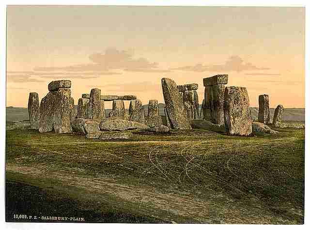 Vintage Stonehenge Salisbury A4 Photo Print