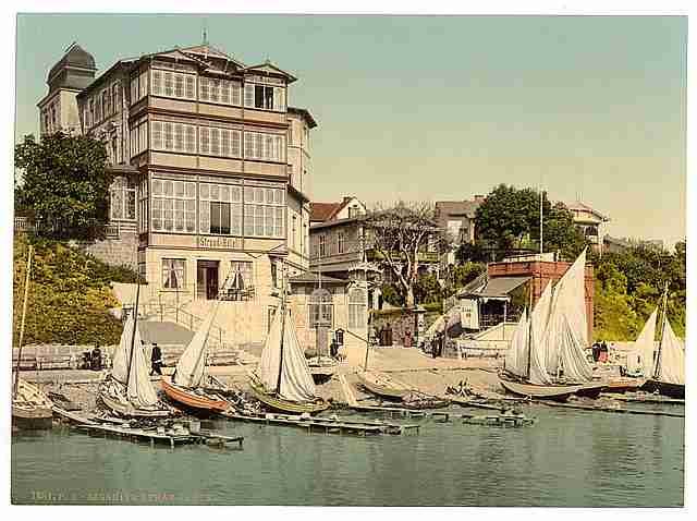 Vintage Strand Hotel Sassnitz Isle of Rugen A4 Photo Print