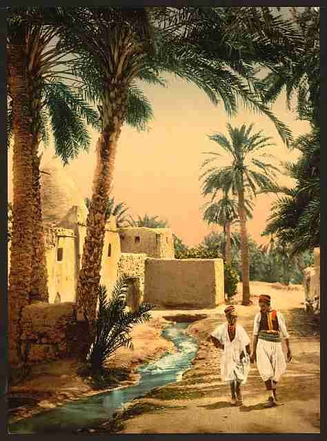 Vintage Street in the old town II Biskra A4 Photo Print