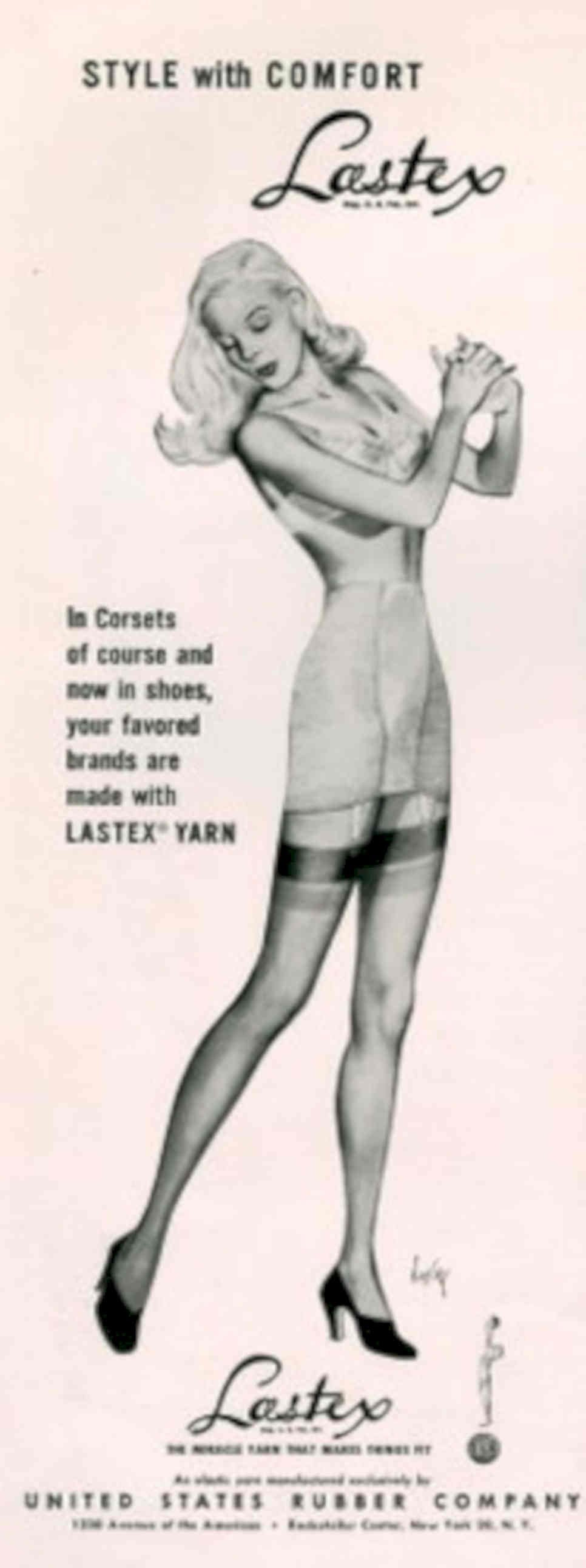 Vintage Style Lostex 1940s Vintage Retro Advert Poster
