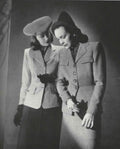 Vintage Suits Women 1940s Vintage Retro Advert Poster
