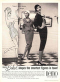 Vintage Suits Women 1950s Vintage Retro Advert Poster