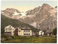 Vintage Suldenspitze St Gertraud Sulden Tyrol A4 Photo Print
