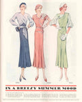 Vintage Summer Dresses 1930s Vintage Retro Advert Poster