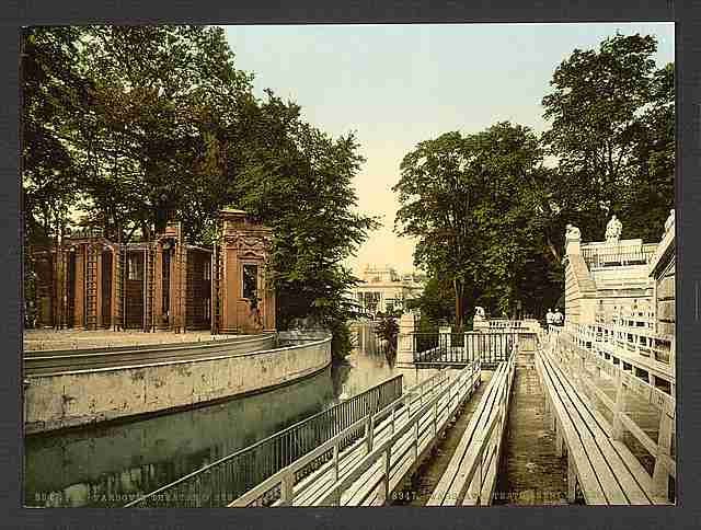 Vintage Summer theatre at Lazionki Warsaw A4 Photo Print
