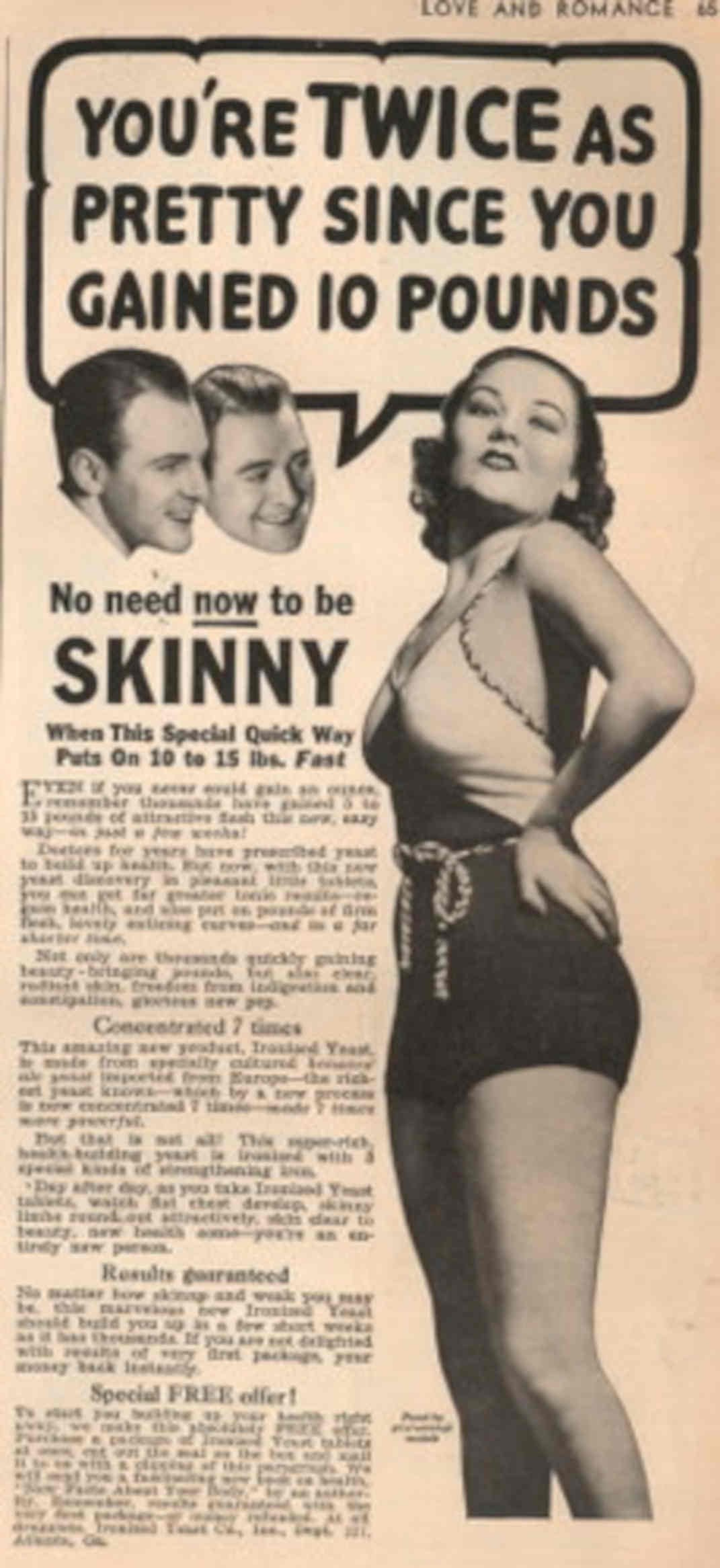 Vintage Swimsuit Ironclad 1930s Vintage Retro Advert Poster