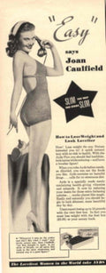 Vintage Swimsuit Leveler 1950s Vintage Retro Advert Poster