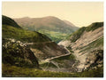 Vintage Sychnant Pass Wales A4 Photo Print