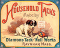 Vintage Tacks Diamond 1930s Vintage Retro Advert Poster