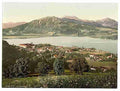 Vintage Tegernsee general view Upper Bavaria A4 Photo Print