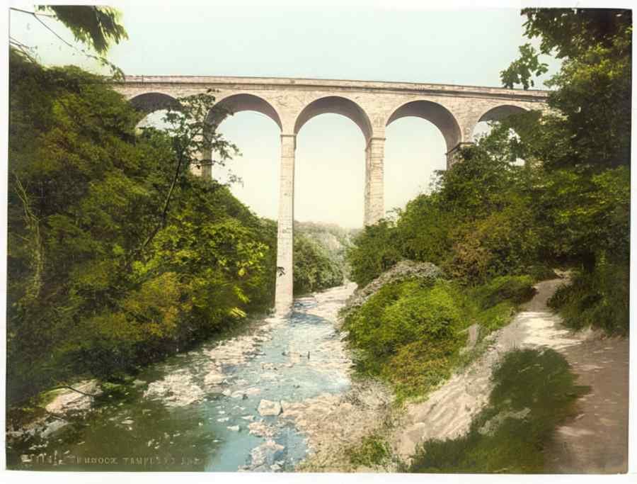 Vintage Templand Bridge Cumnock Scotland A4 Photo Print