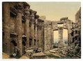 Vintage Temple of Jupiter interior Baalbek A4 Photo Print
