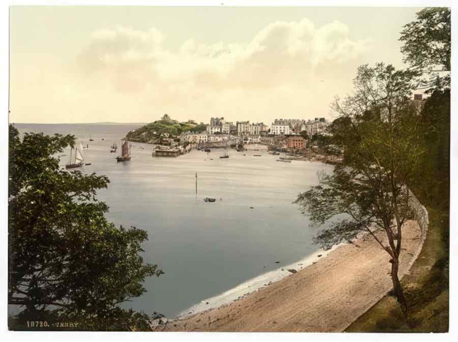 Vintage Tenby Wales A4 Photo Print