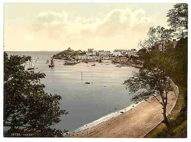 Vintage Tenby A4 Photo Print
