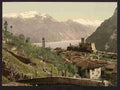 Vintage Tenno and Mont Baldo Lake Garda A4 Photo Print