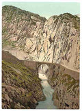 Vintage Teufelsebrucke Andermatt A4 Photo Print