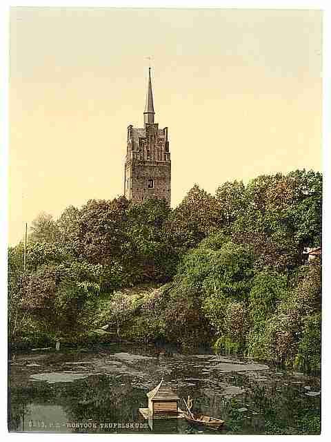 Vintage Teufelskule Rostock Mecklenburg Schwerin A4 Photo Print