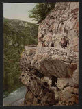 Vintage The Bagatski Ravine Caucasus A4 Photo Print