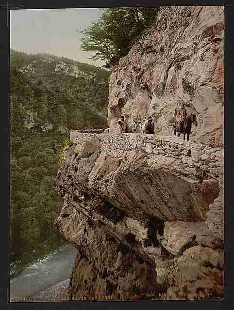 Vintage The Bagatski Ravine Caucasus A4 Photo Print