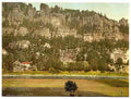 Vintage The Bastion Saxony A4 Photo Print